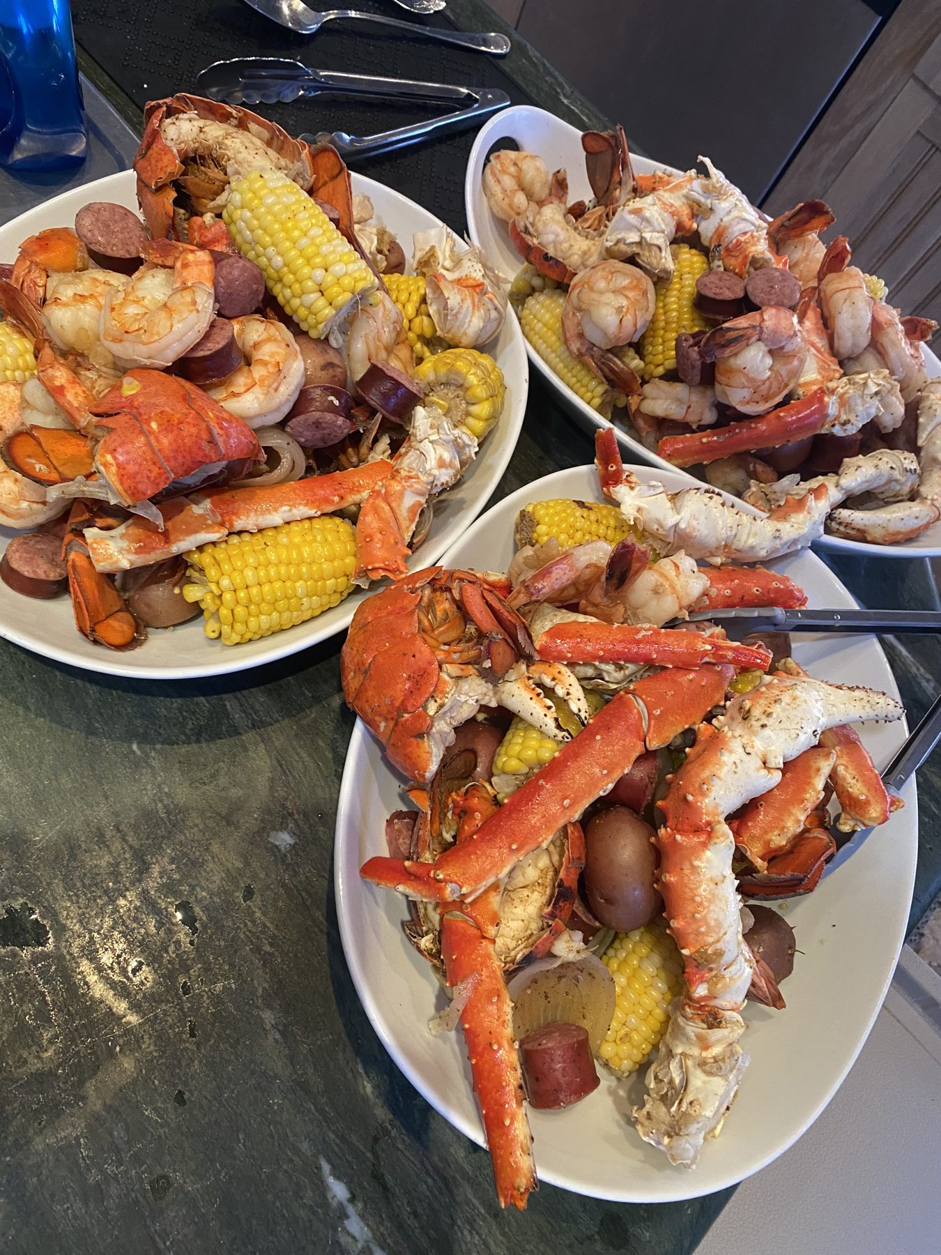 Seafood Feast photographed for Chef Zeno