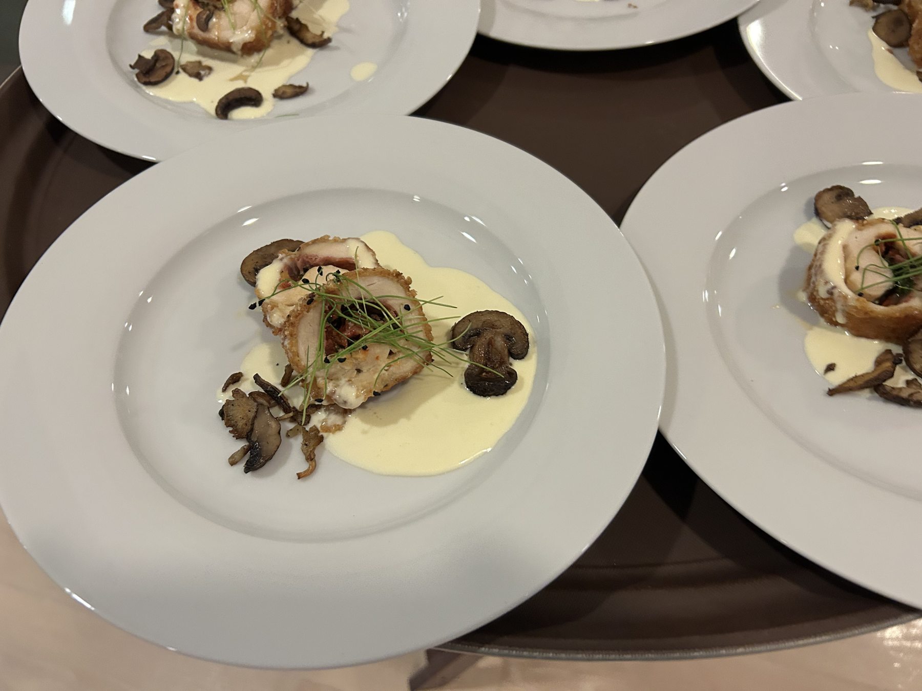 Private Dinner Presentation photographed for Chef Zeno